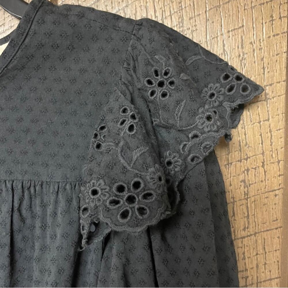 Universal Thread Gray Peasant Dress Bohemian Pock… - image 3